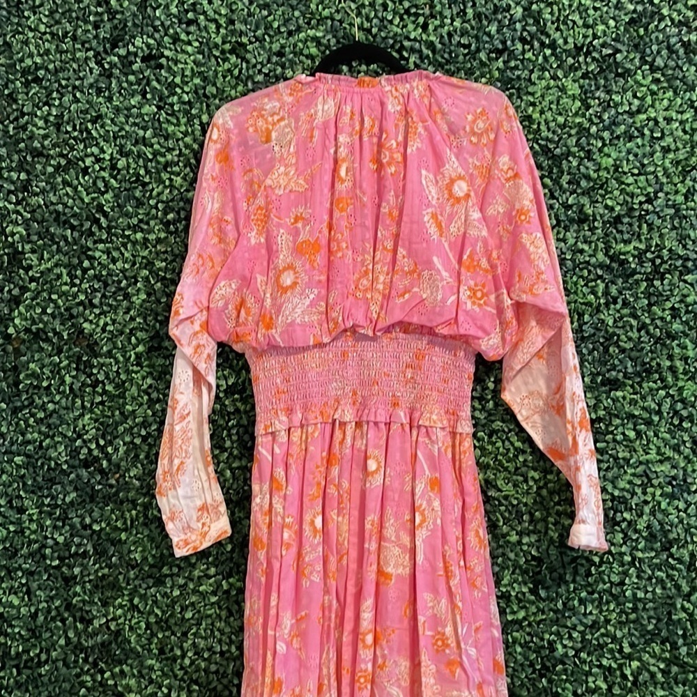 NWT Hemant and Nandita Ruffled Maxi Dress - Picture 13 of 14